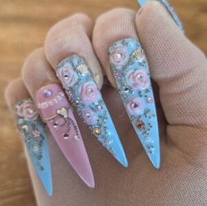 Acrylic Stiletto Nail Gloves